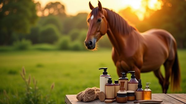 Les essentiels des cosmétiques, soins et entretien chevaux pour un bien-être optimal